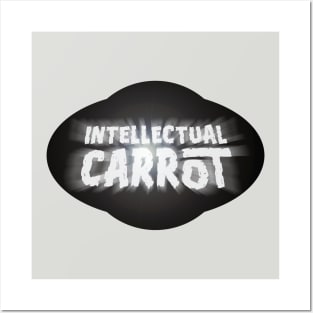 Intellectual Carrot From Another World (B&W) Posters and Art